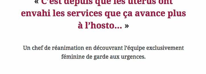 “Paye ta blouse” : une page qui dénonce le sexisme à l’hôpital