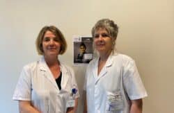 Marion Deloulay, infirmière (à gauche) et Nadine Satori, IPA (à droite)